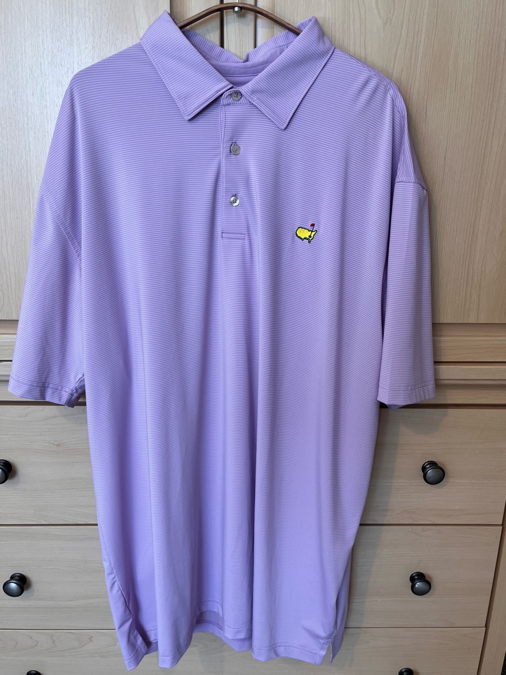 Masters XXL Golf Shirt, Lavender - Picture 2 of 6